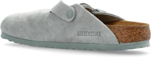 Birkenstock Boston BS Slides Gray Dames