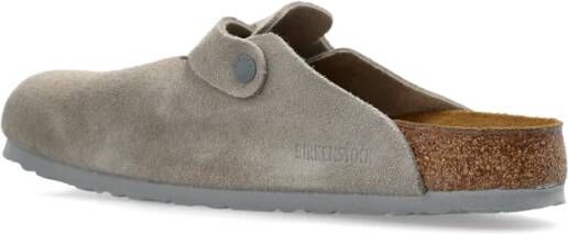 Birkenstock Boston BS Slides Gray Heren