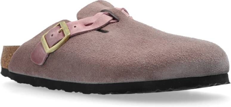 Birkenstock Klompen Boston Gevlochten Purple Dames