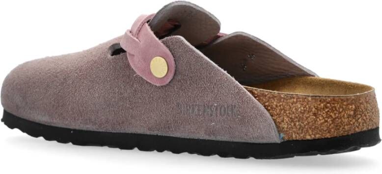 Birkenstock Klompen Boston Gevlochten Purple Dames