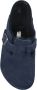 Birkenstock Boston Suede Shearling Sandalen Regular blauw - Thumbnail 3