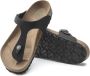 Birkenstock Gizeh BFBC Earthy Vegan Sandalen Narrow bruin zwart - Thumbnail 9