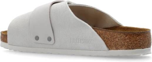 Birkenstock Kyoto Slides Gray Heren