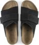 Birkenstock Kyoto Nubuck Sandalen Zwart Heren - Thumbnail 3