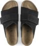 Birkenstock Kyoto Nubuck Sandalen Zwart Heren - Thumbnail 3