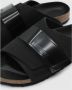Birkenstock Kyoto Sandalen Zwart Velours Leer Black Dames - Thumbnail 13