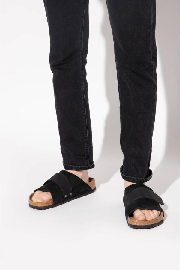 Birkenstock Kyoto slides Zwart Heren