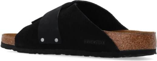 Birkenstock Kyoto slides Zwart Heren