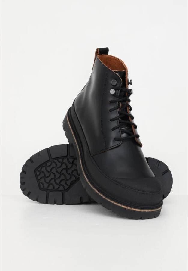 Birkenstock Zwarte Laarzen Stijlvol Model Zwart Heren