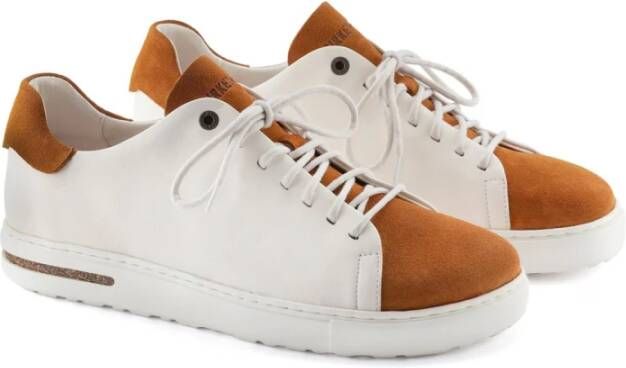 Birkenstock Low Decon Pop Leder Sneakers White Heren