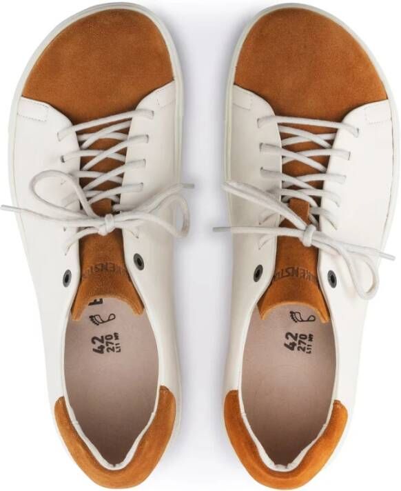 Birkenstock Low Decon Pop Leder Sneakers White Heren