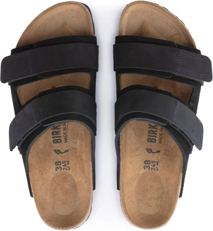 Birkenstock Zwarte Slippers Black Heren