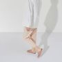 Birkenstock Lammfell-Leder-Clogs Pink Dames - Thumbnail 3