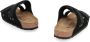 Birkenstock Leren Slides met Klittenbandsluiting Black Dames - Thumbnail 3
