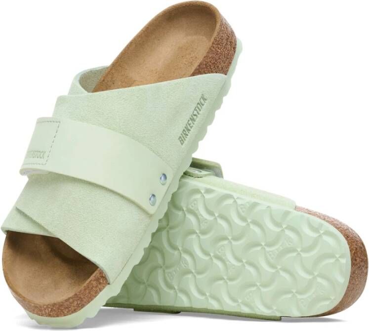 Birkenstock Lime Kyoto Sandalen Green Dames