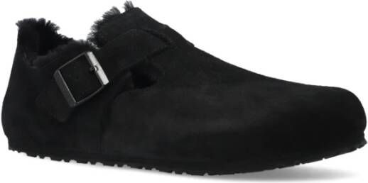 Birkenstock Londense suède schoenen Black Heren
