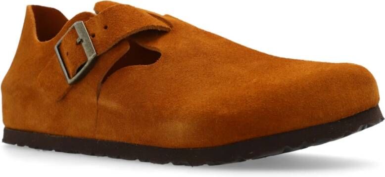 Birkenstock London BS suède schoenen Brown Heren