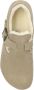 Birkenstock LONDON SHEARLING SUEDE LEATHER Dames pantoffelsHeren pantoffels Taupe - Thumbnail 14