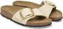 BIRKENSTOCK Slippers Dames Madrid Big Buckle Dames Maat: 40 Materiaal: Leer Kleur: Wit - Thumbnail 8