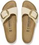 Birkenstock Madrid Big Buckle Nubuck Leather Narrow Ecru Beige Dames - Thumbnail 13