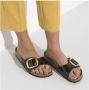 Birkenstock Madrid Big Buckle Sandaal Zwart Dames - Thumbnail 2