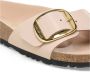 Birkenstock Madrid Narrow Big Buckle Natural Leather Patent High-Shine New Beige - Thumbnail 20