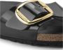 Birkenstock Low-Top Sneakers Sandale Madrid Big Buckle Natural Leather in zwart - Thumbnail 8