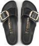 Birkenstock Low-Top Sneakers Sandale Madrid Big Buckle Natural Leather in zwart - Thumbnail 9