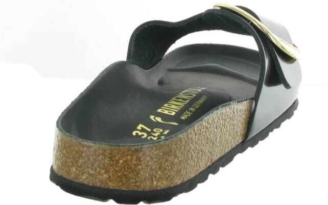 Birkenstock Madrid Big Buckle Sandalen Black Heren