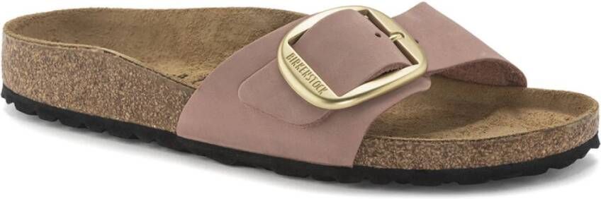 Birkenstock Madrid Big Buckle Sandalen Roze Dames