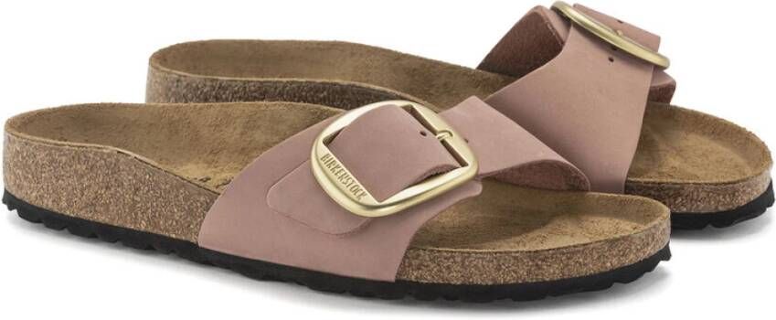 Birkenstock Madrid Big Buckle Sandalen Roze Dames