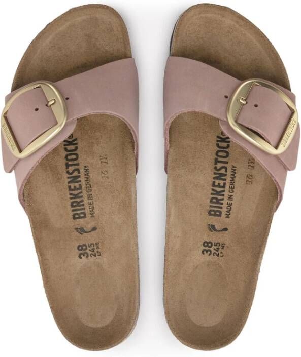 Birkenstock Madrid Big Buckle Sandalen Roze Dames