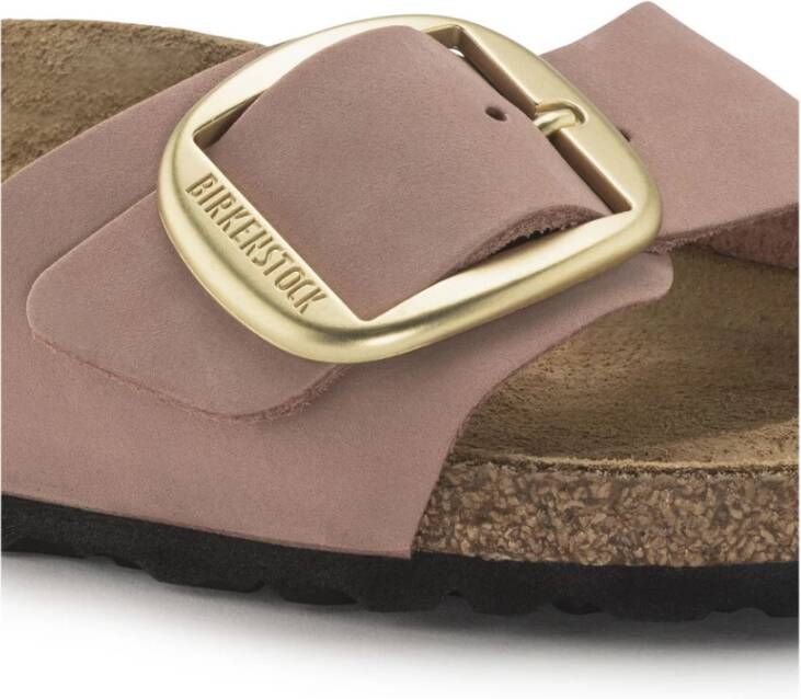 Birkenstock Madrid Big Buckle Sandalen Roze Dames