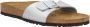 Birkenstock Zilveren Slide Sandalen Madrid Stijl Gray Dames - Thumbnail 14