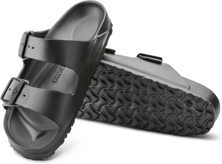 Birkenstock Metallic Antraciet EVA Sandalen Gray Heren