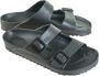 Birkenstock Grijze Eva Slides Unisex Volwassenen Slippers Gray - Thumbnail 5