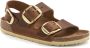 BIRKENSTOCK Slippers Dames Milano Big Buckle Maat: 39 Materiaal: Leer Kleur: Cognac - Thumbnail 8