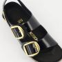 BIRKENSTOCK Slippers Dames Milano Big Buckle Dames Maat: 38 Materiaal: Leer Kleur: Zwart - Thumbnail 15