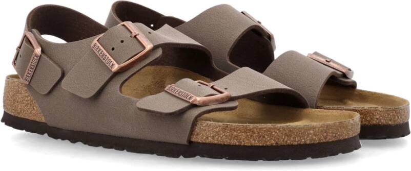 Birkenstock Milano Biribuc Sandalen Gray Heren