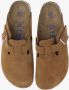 Birkenstock Boston SFB Mink narrow Veloursleder Suede Dames Pantoffels Mink - Thumbnail 10