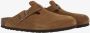 Birkenstock Boston SFB Mink narrow Veloursleder Suede Dames Pantoffels Mink - Thumbnail 11