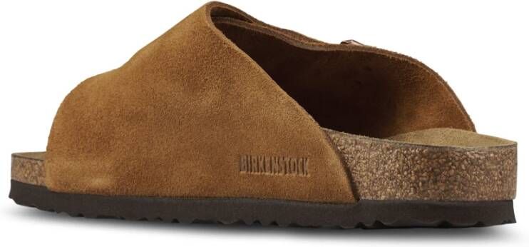 Birkenstock Mink Suede Leren Slippers