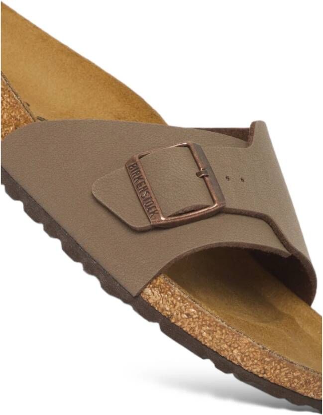 Birkenstock Catalina Mocca Birkibuc Sandalen Brown Heren
