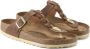 Birkenstock "Gizeh Olie Gewaxt Leren Sandalen voor Dames" Bruin Dames - Thumbnail 14