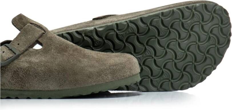 Birkenstock Moderne Suède Tijm Sandalen Green Heren