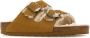 Birkenstock Suede Arizona Slippers Brown Heren - Thumbnail 2