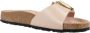Birkenstock Madrid Narrow Big Buckle Natural Leather Patent High-Shine New Beige - Thumbnail 40