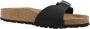 Birkenstock Madrid Dames Slippers Black Narrow-fit Zwart Imitatieleer - Thumbnail 21