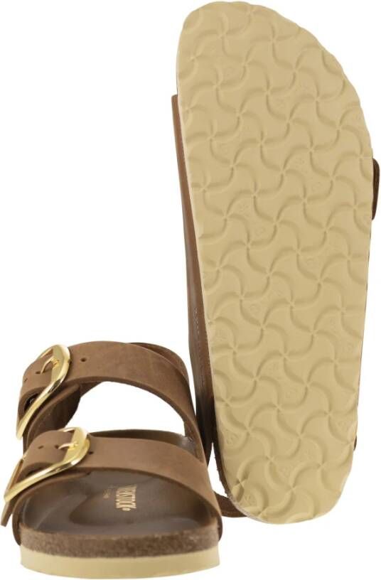 Birkenstock Milano Big Buckle Sandal Brown Dames