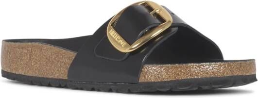 Birkenstock Natuurlijk Leder Madrid Sandalen Black Dames